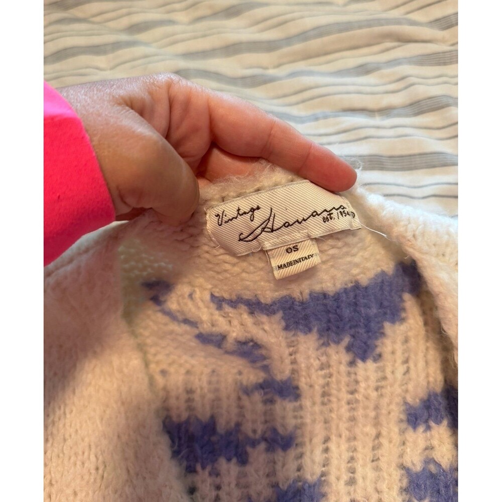 Vintage Havana Beach Club Oversized Tie-Front Sweater One Size - Picture 6 of 8